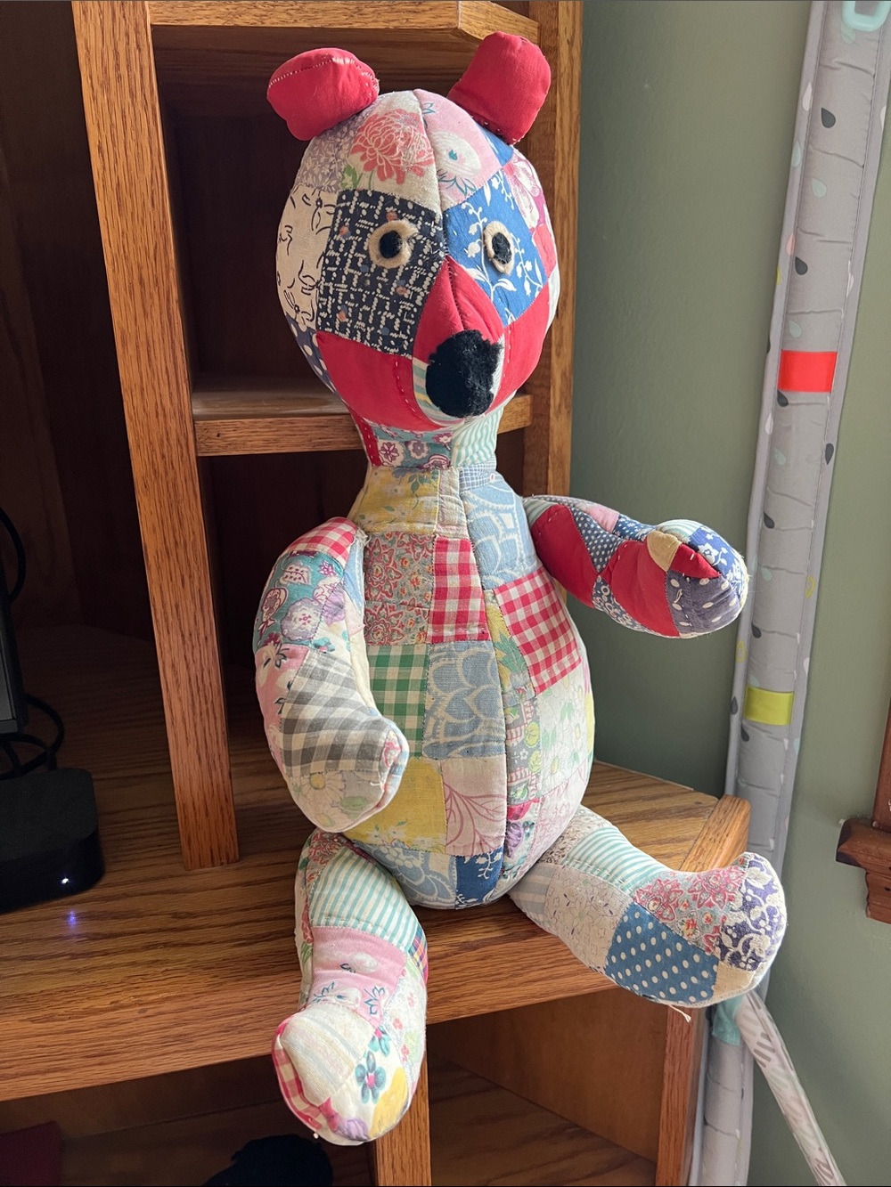Vintage Quilted Bear